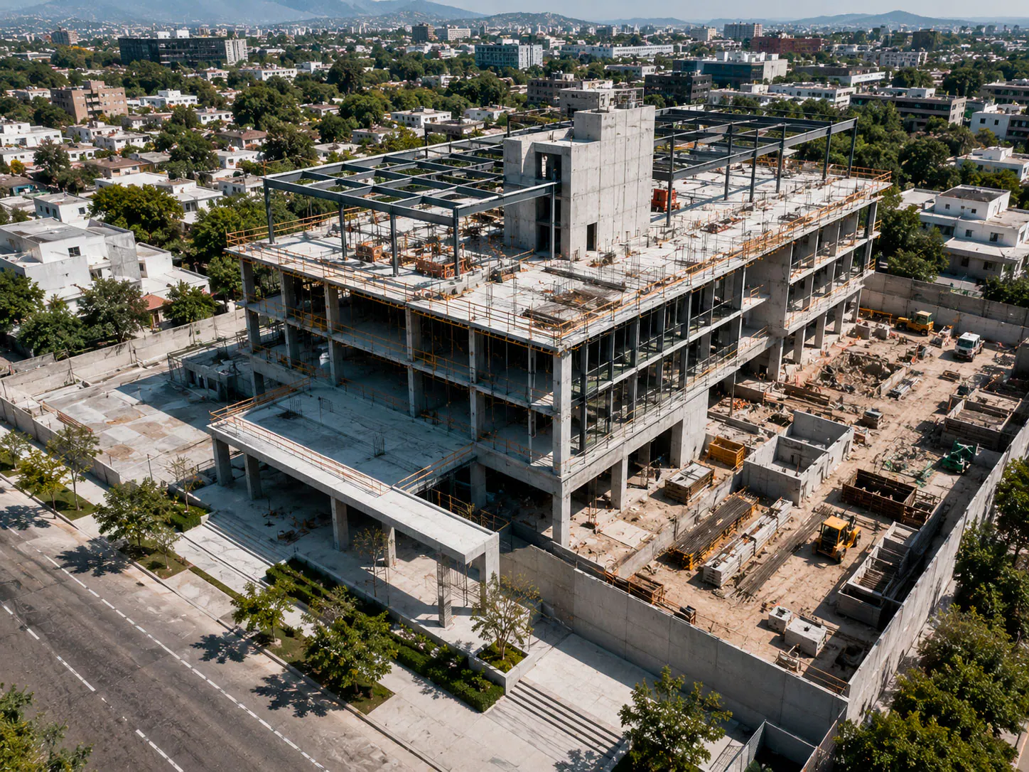 Edificio en estructura para tablero técnico Planiphika